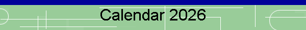 Calendar 2026